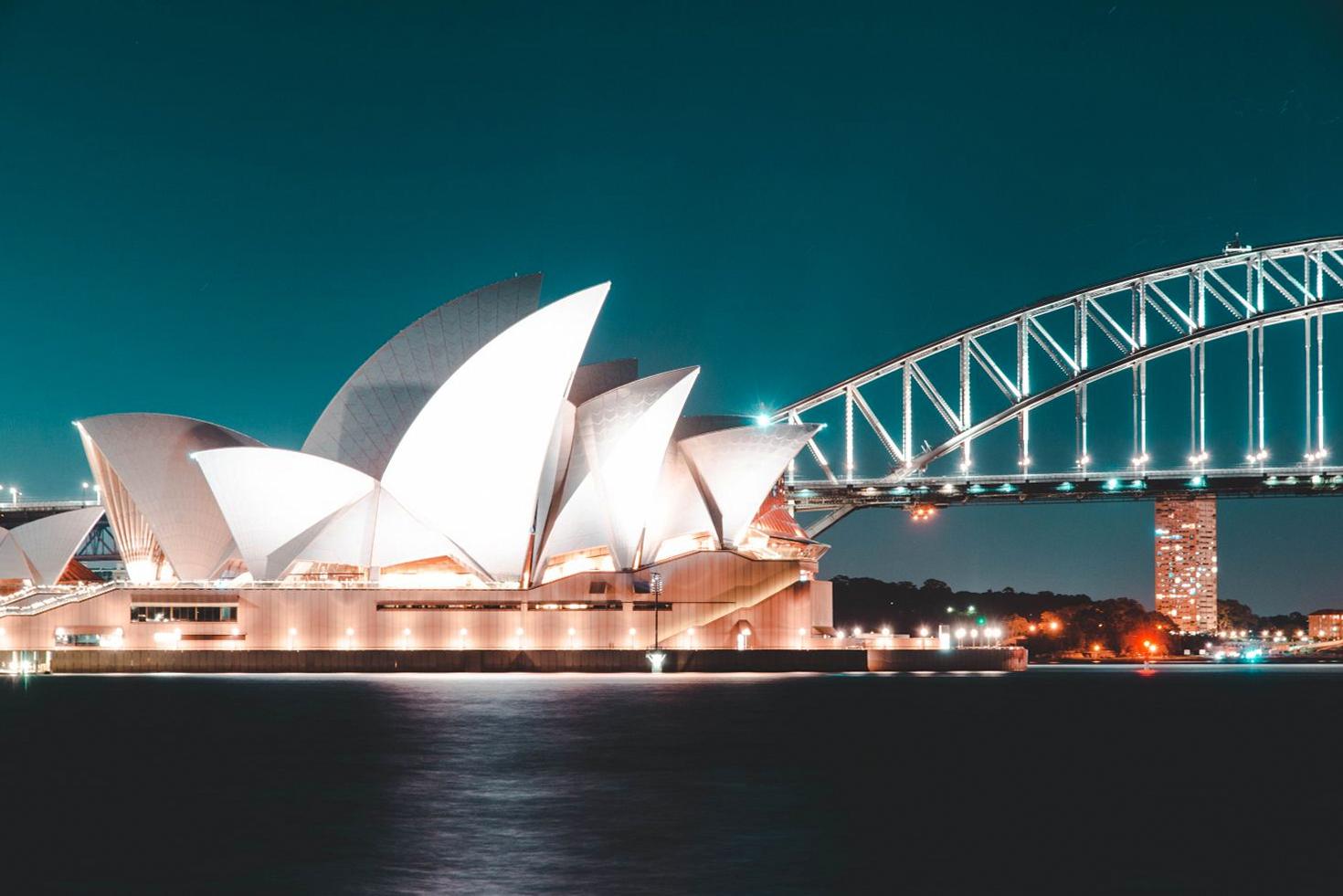 Sydney Opera House at night