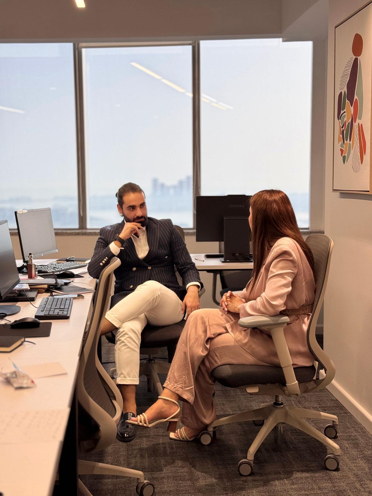 Professionals in a modern Sydney office